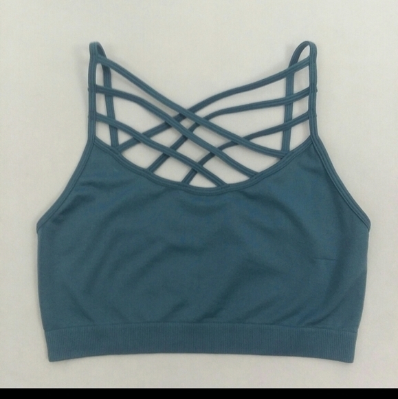 Zenana Outfitters Triple Criss Cross Bralette - Picture 1 of 5